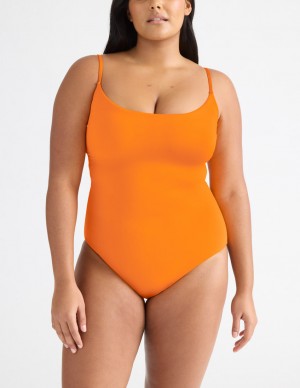 Knix Classic One Piece Swimsuits Orange | SGAKLU-065