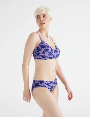 Knix Essential No-Show Bikini Bottoms Blue | UXVJPO-341