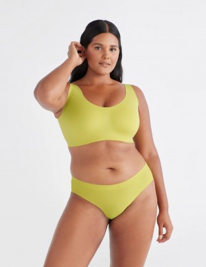 Knix Essential No-Show Bikini Bottoms Yellow | IPZYGR-098