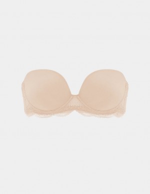 Knix Karma Seamless Bras Beige | GUXPSV-607