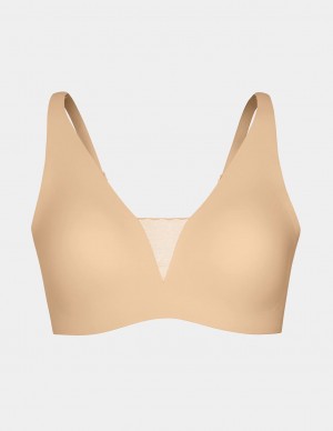 Knix Revolution Shadow Mesh Bras Beige | COLGSM-357