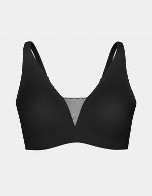 Knix Revolution Shadow Mesh Bras Black | SHMART-539