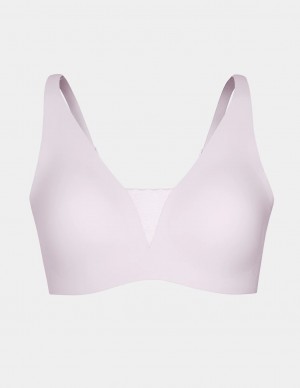 Knix Revolution Shadow Mesh Bras Pink | KXZBGY-269