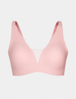 Knix Revolution Shadow Mesh Bras Pink | QMROXA-953