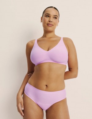 Knix Super Leakproof® No-Show Bikini Bottoms Pink | LEWSGQ-215