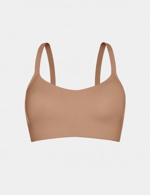 Knix The One&Only Scoop™ Bras Apricot | SJHZTC-891