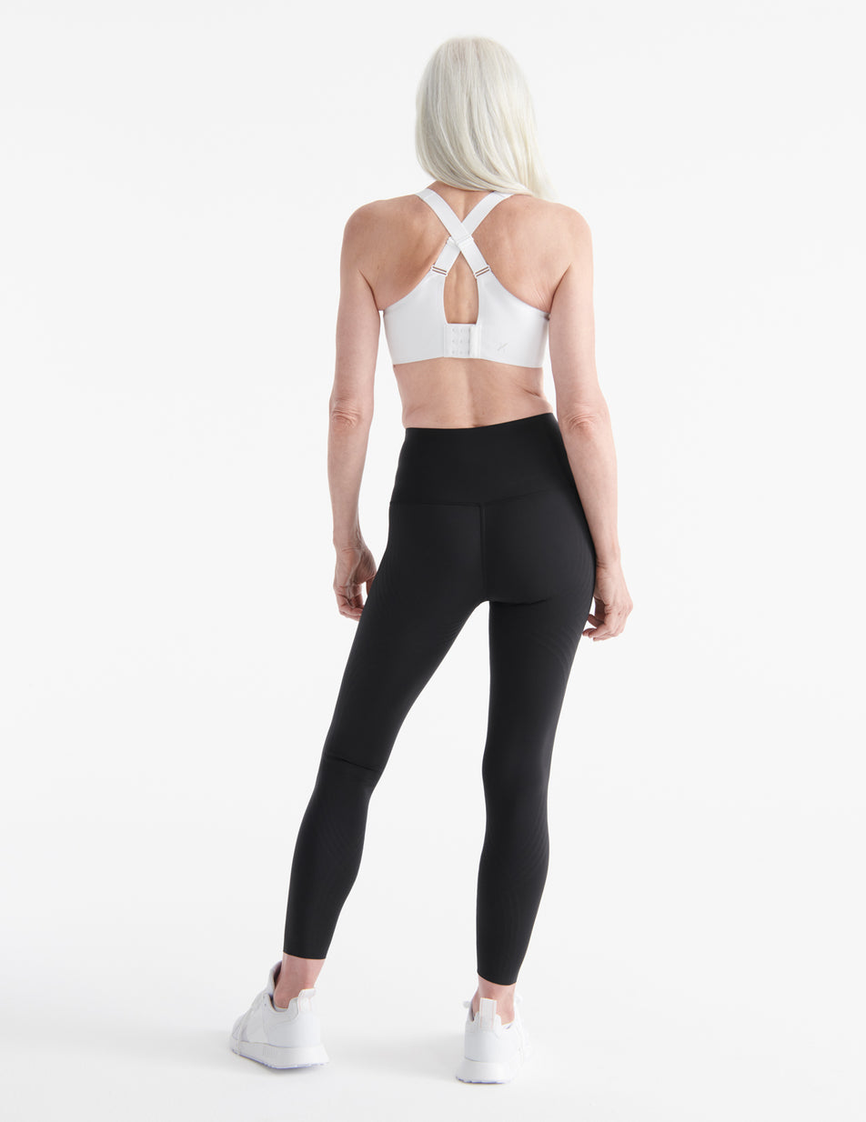 Knix Catalyst Front Zip Sports Bras White | CHAYVX-354