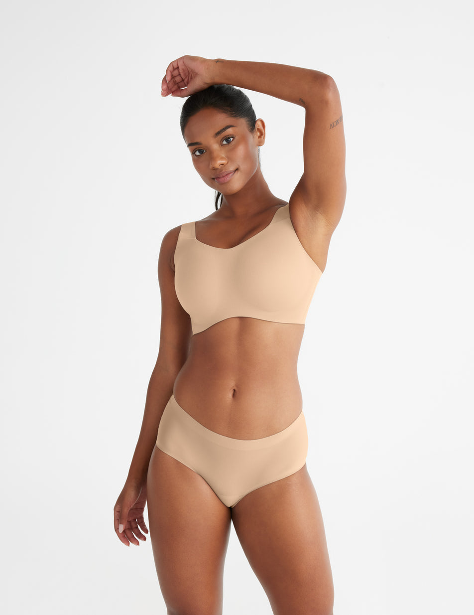 Knix Catalyst Sports Bras Beige | HOMGPS-063