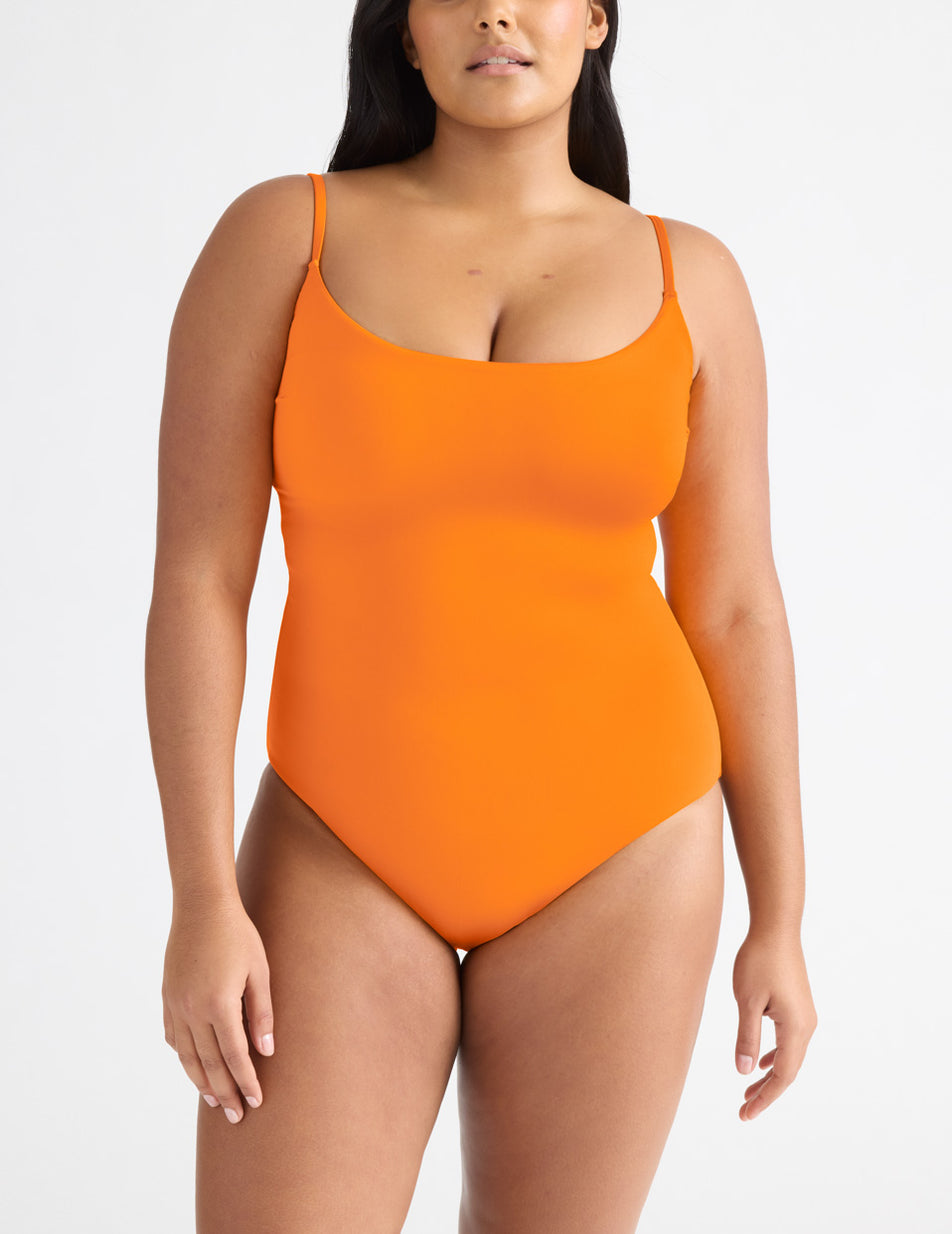 Knix Classic One Piece Swimsuits Orange | SGAKLU-065