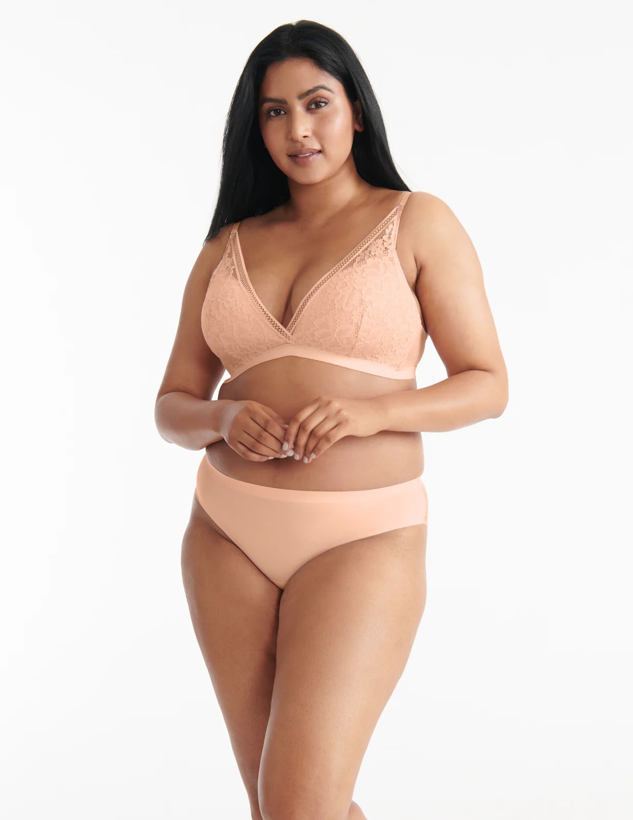 Knix Essential Lace Bikini Bottoms Pink | GVDZUK-139