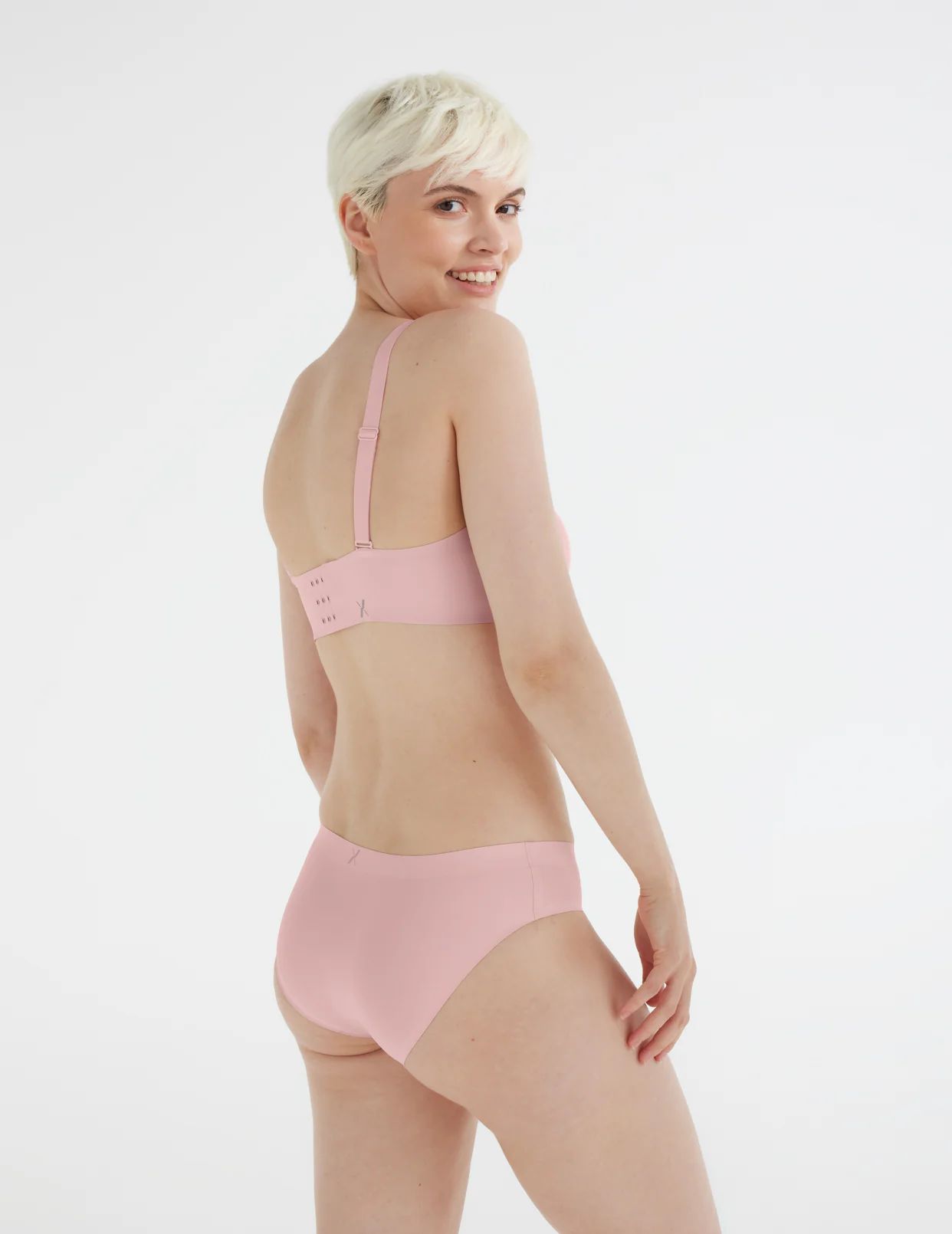 Knix Essential No-Show Bikini Bottoms Pink | LHAUZE-476