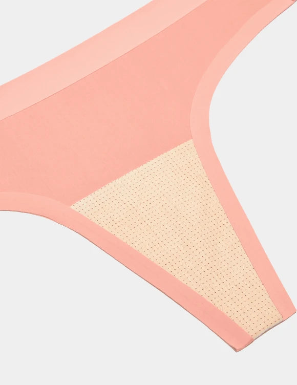 Knix Essential No-Show Thong Pink | TKXBWV-431