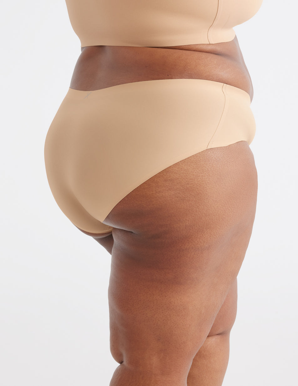 Knix Essential No-Show Underwear Beige | YCGXEH-563