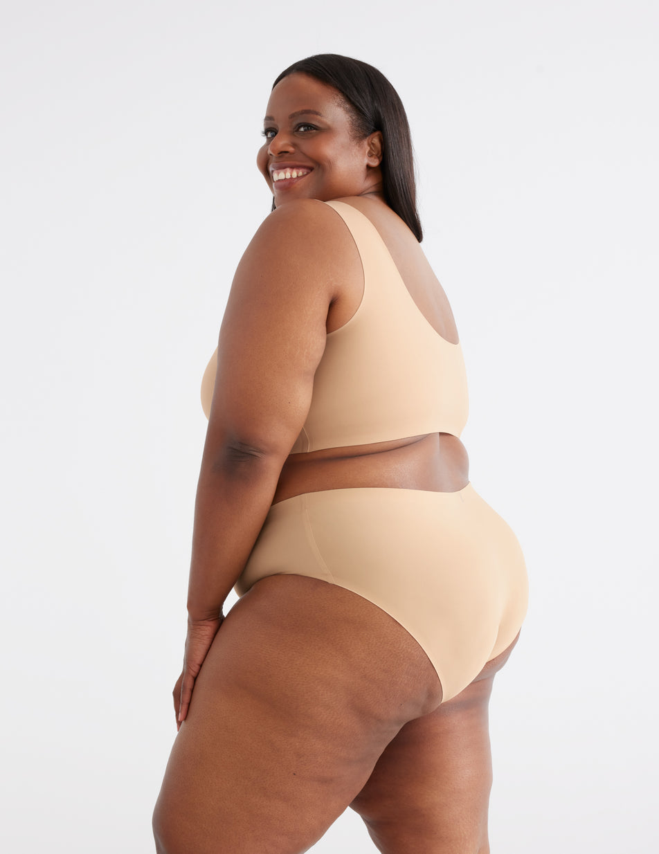 Knix Essential No-Show Underwear Beige | YCGXEH-563