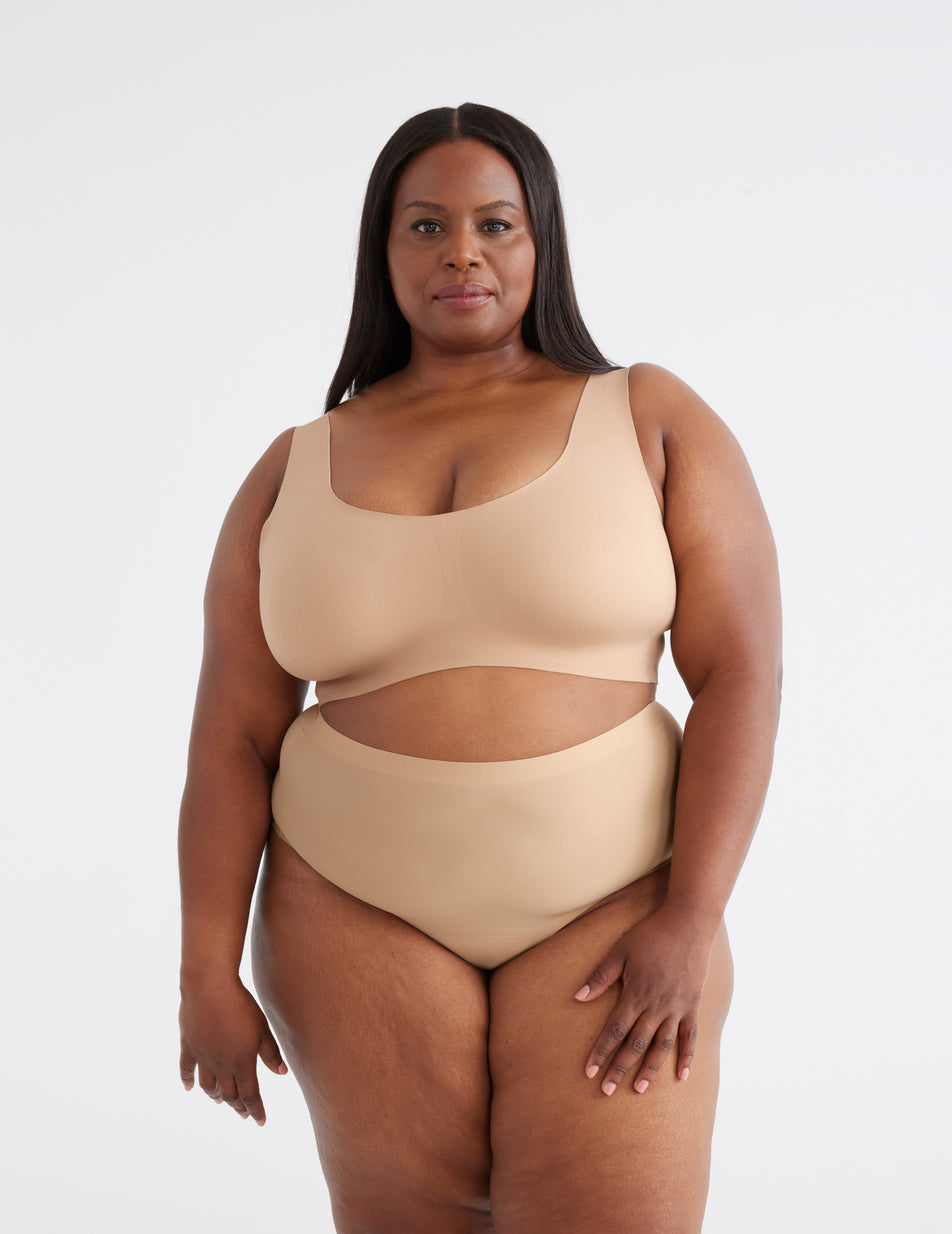 Knix Essential No-Show Underwear Beige | YCGXEH-563