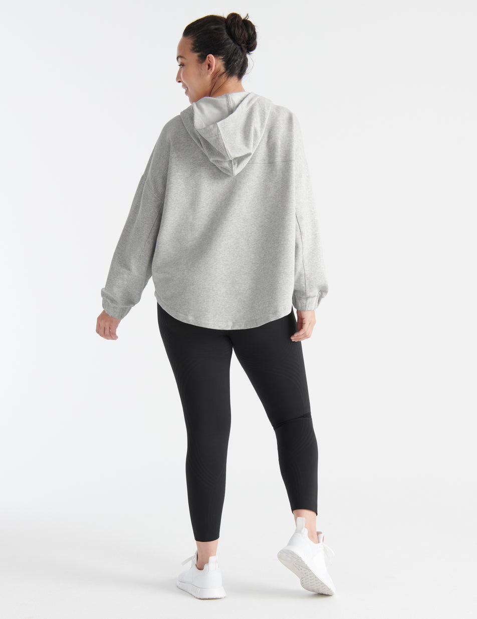 Knix Good to Go Fleece Oversized Hoodie Grey | HRAYWL-826