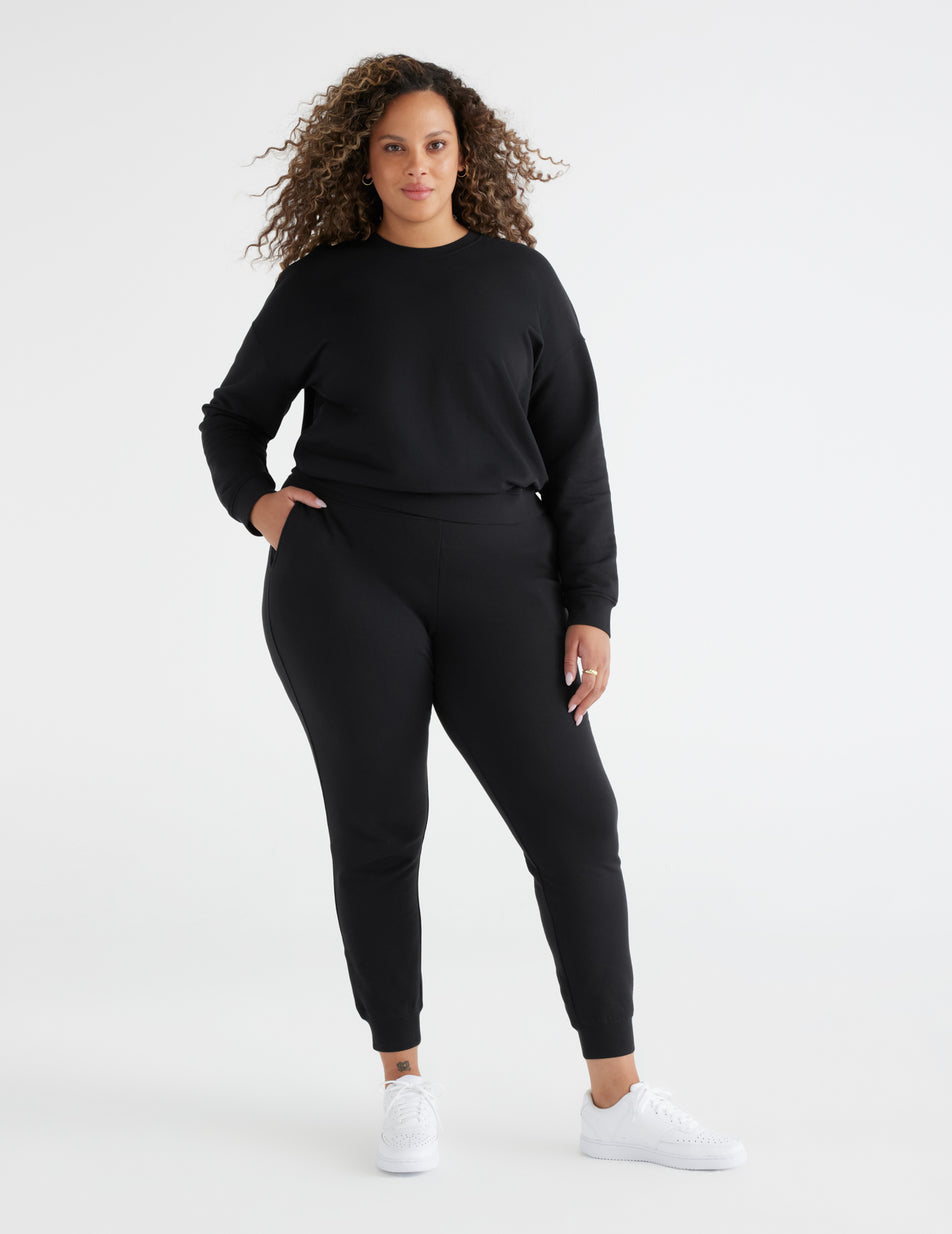 Knix Good to Go Lounge Set Sweaters Black | CGQWIN-851