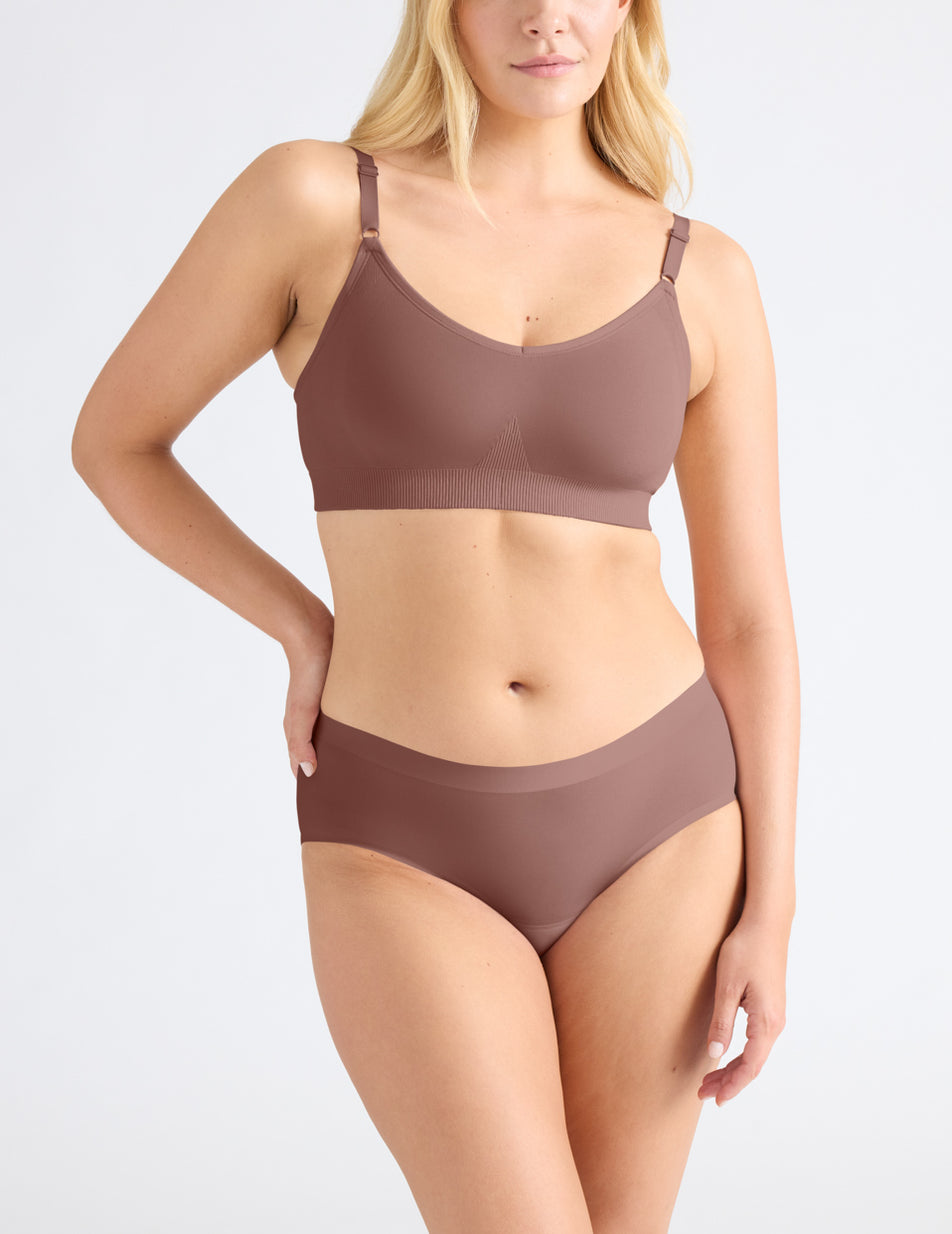 Knix Good to Go Seamless Bras Brown | VJTRGF-950