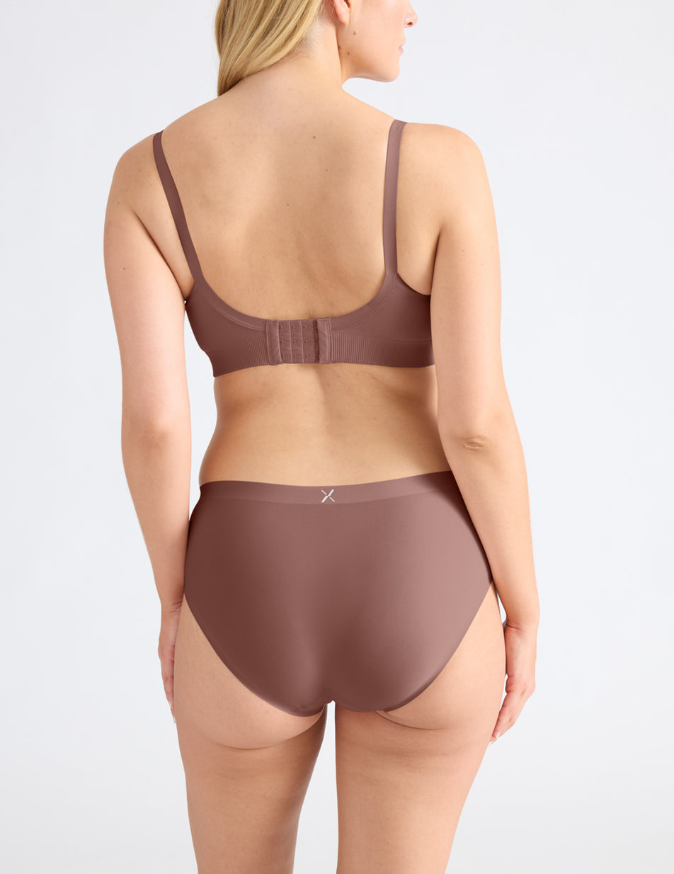 Knix Good to Go Seamless Bras Brown | VJTRGF-950