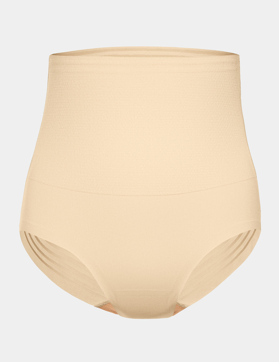 Knix High Rise Shaper Brief Underwear Beige | PKTHYS-167