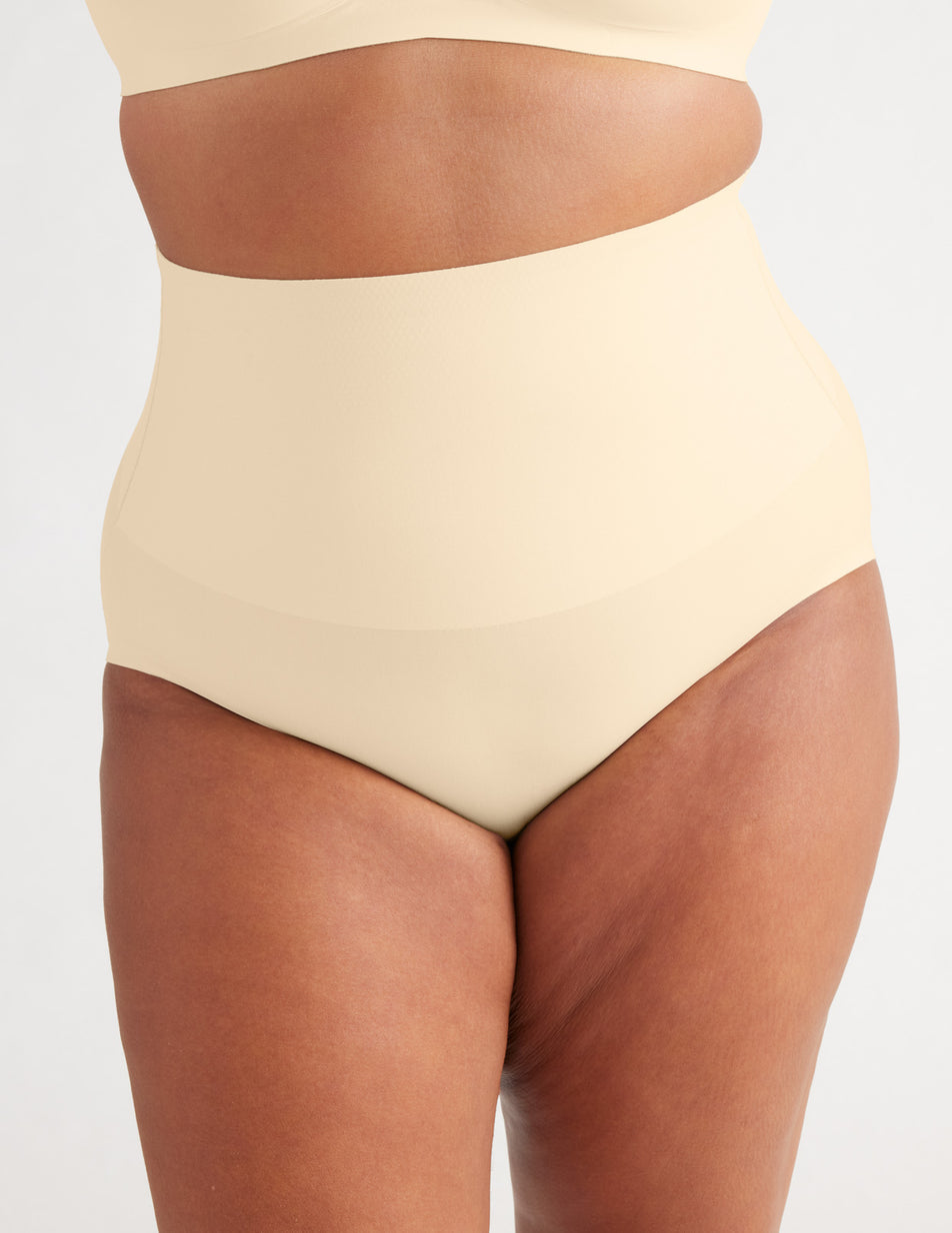 Knix High Rise Shaper Brief Underwear Beige | PKTHYS-167