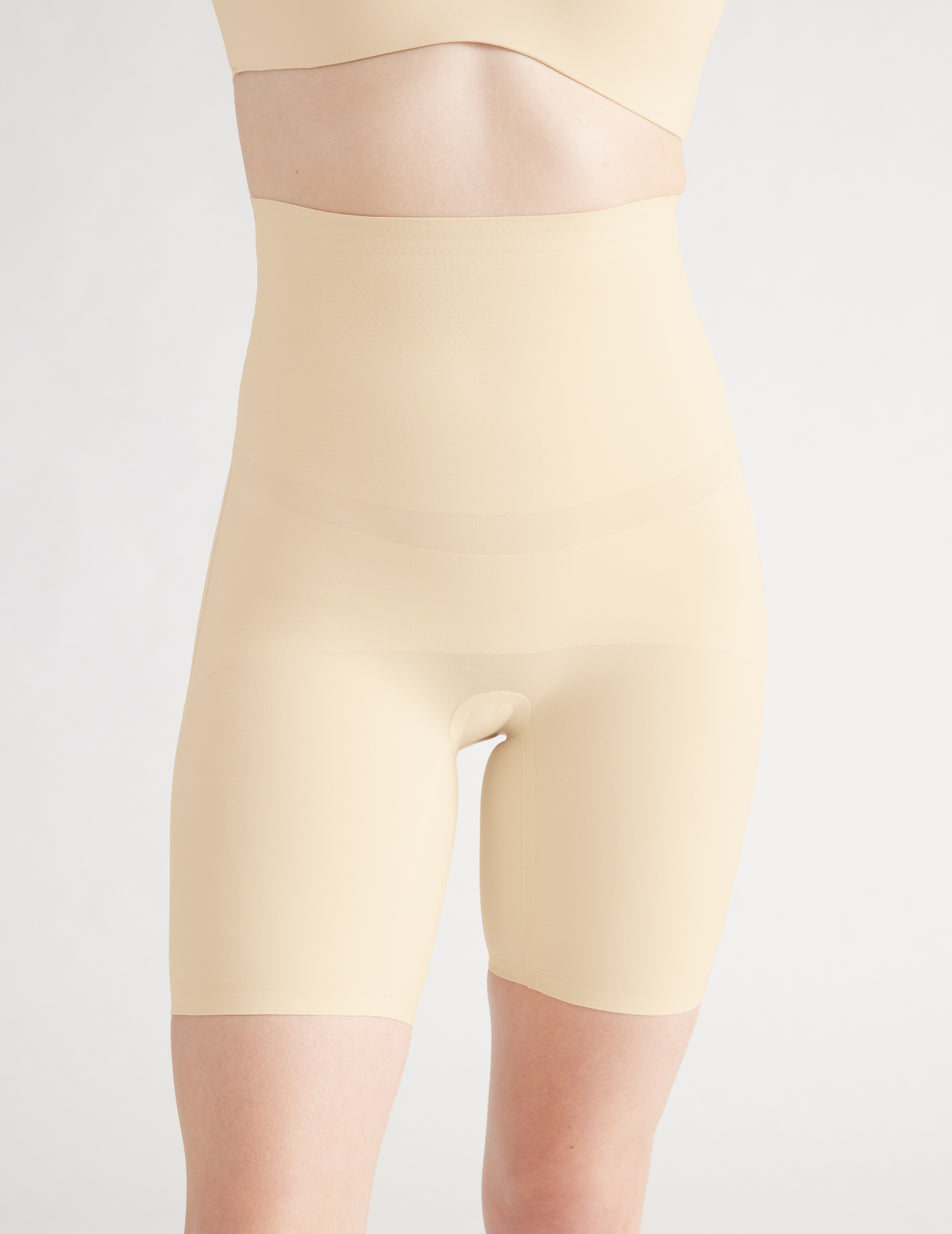 Knix High Rise Shaper Shorts Yellow | WFCSGX-418