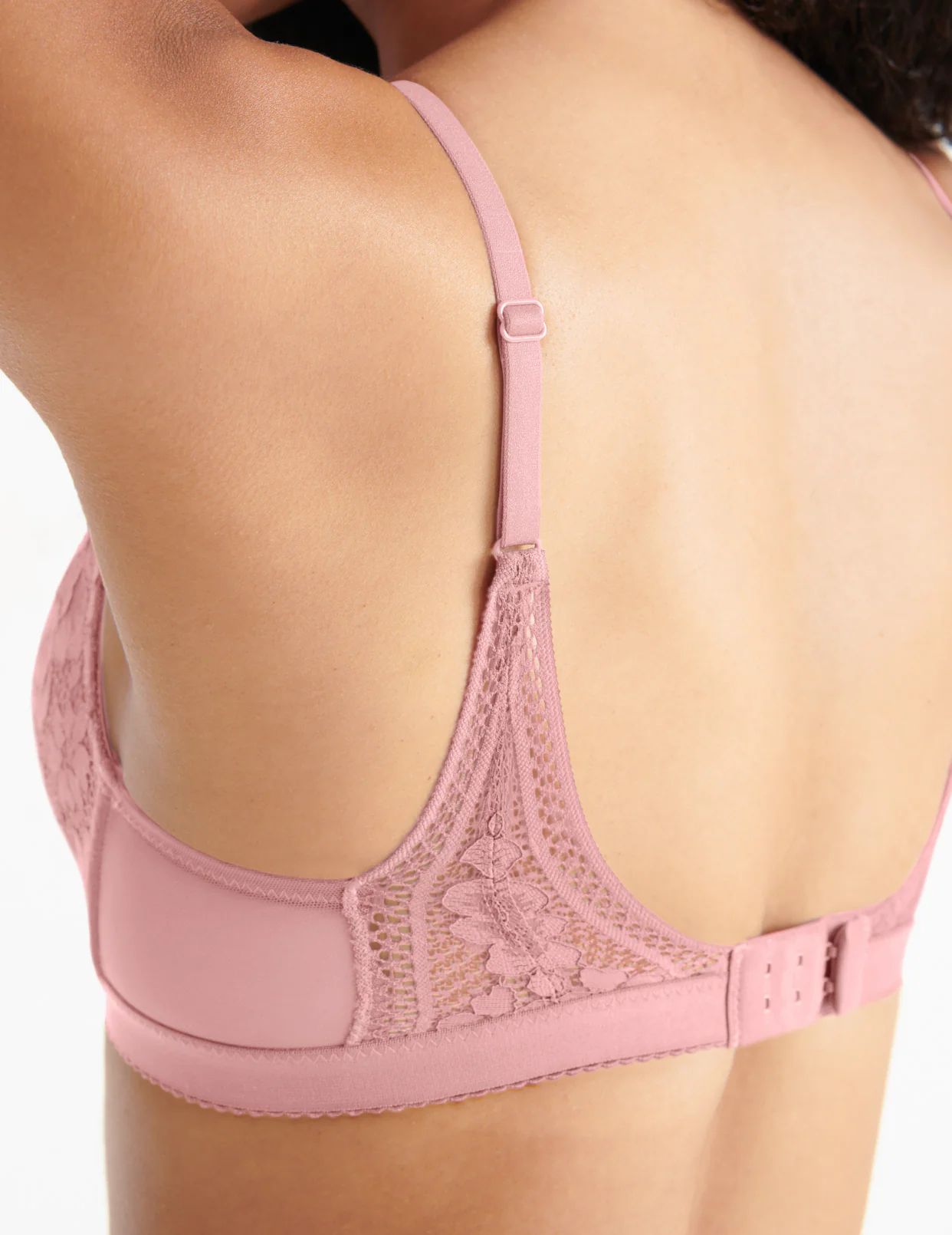 Knix Lace Deep-V Bras Pink | YGVRNZ-430