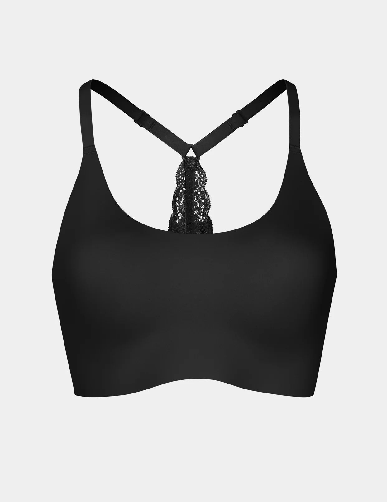 Knix Lace Racerback Bras Black | GBTDUO-513