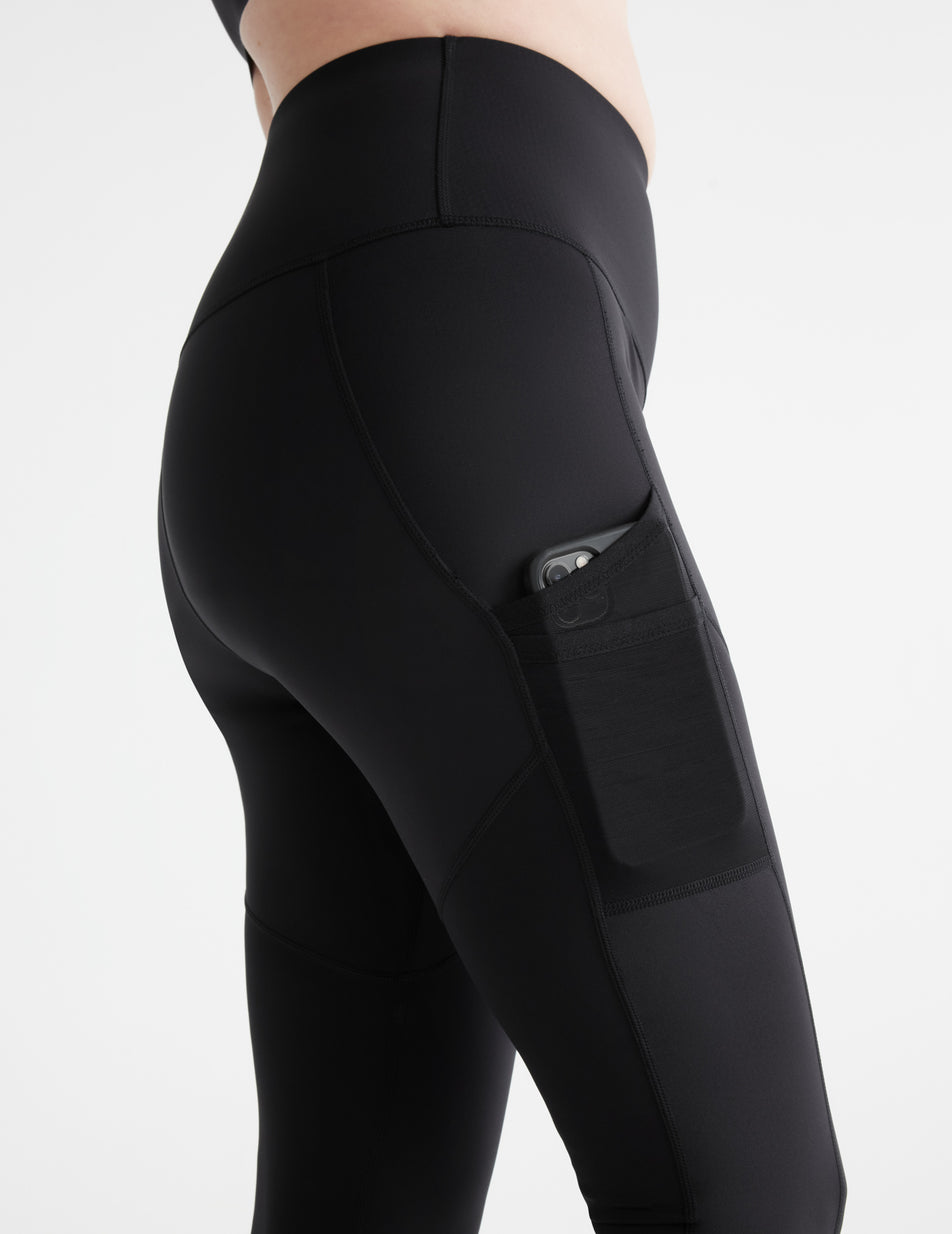 Knix LeakStrong™ Leakproof Legging Black | RQEUWB-738