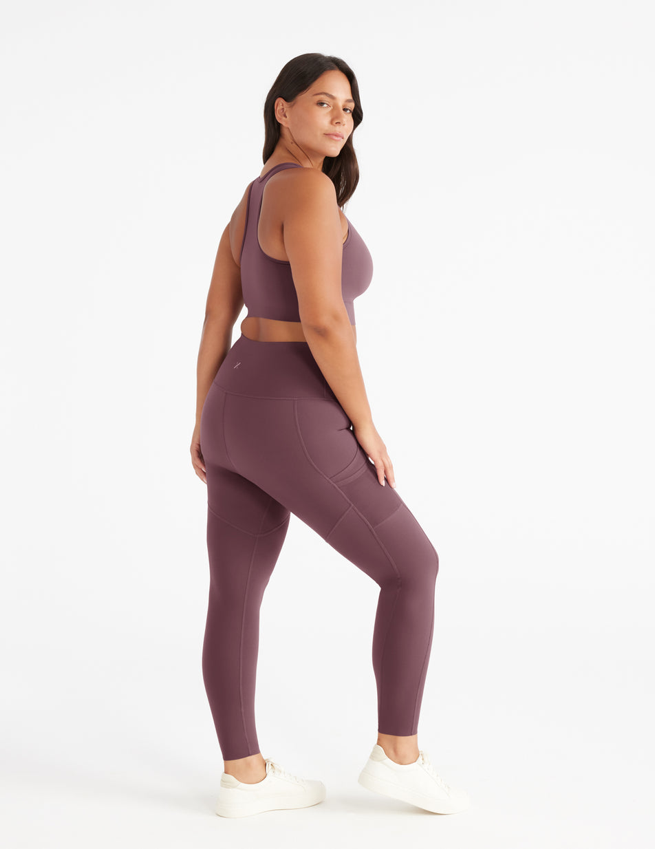 Knix LeakStrong™ Leakproof Legging Brown | UCWADB-862