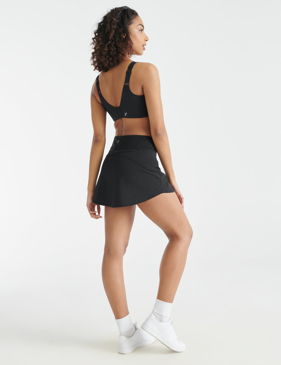 Knix LeakStrong™ Leakproof Skort Skirts Black | CJHUZO-847