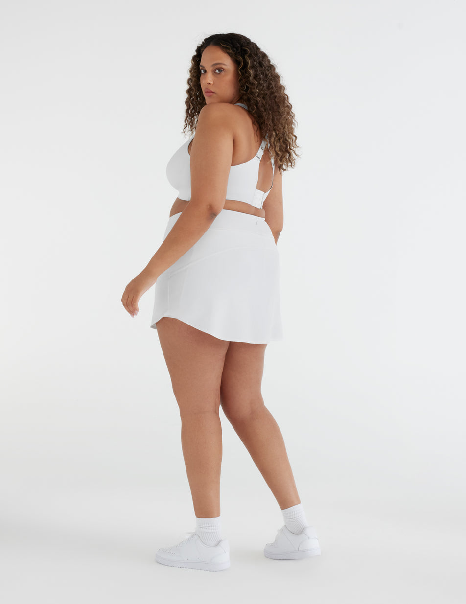 Knix LeakStrong™ Leakproof Skort Skirts White | MZTPDA-504