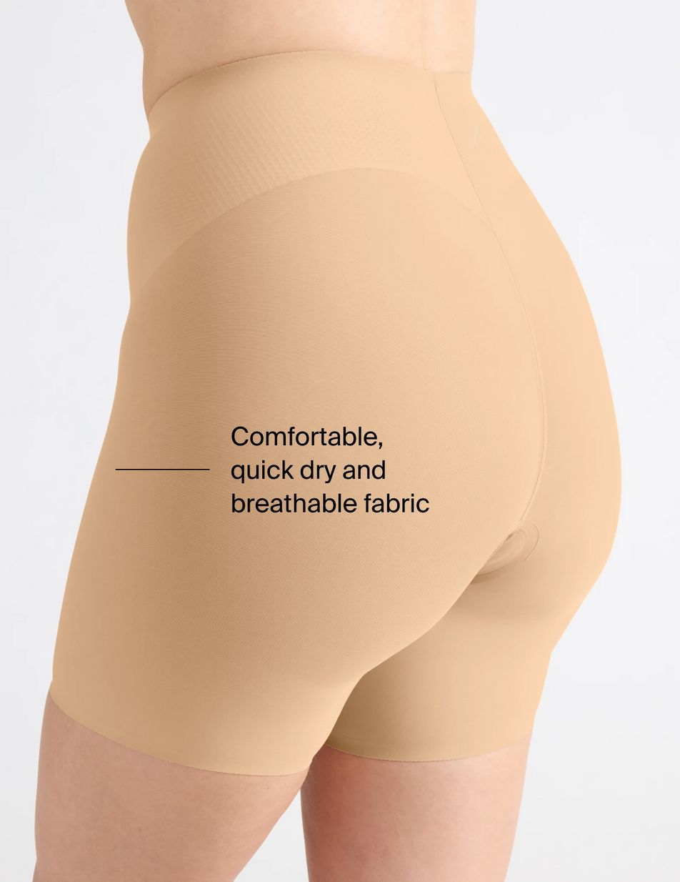 Knix Leakproof Contour Thigh Saver® 6 Shorts Beige | HPFDVX-302