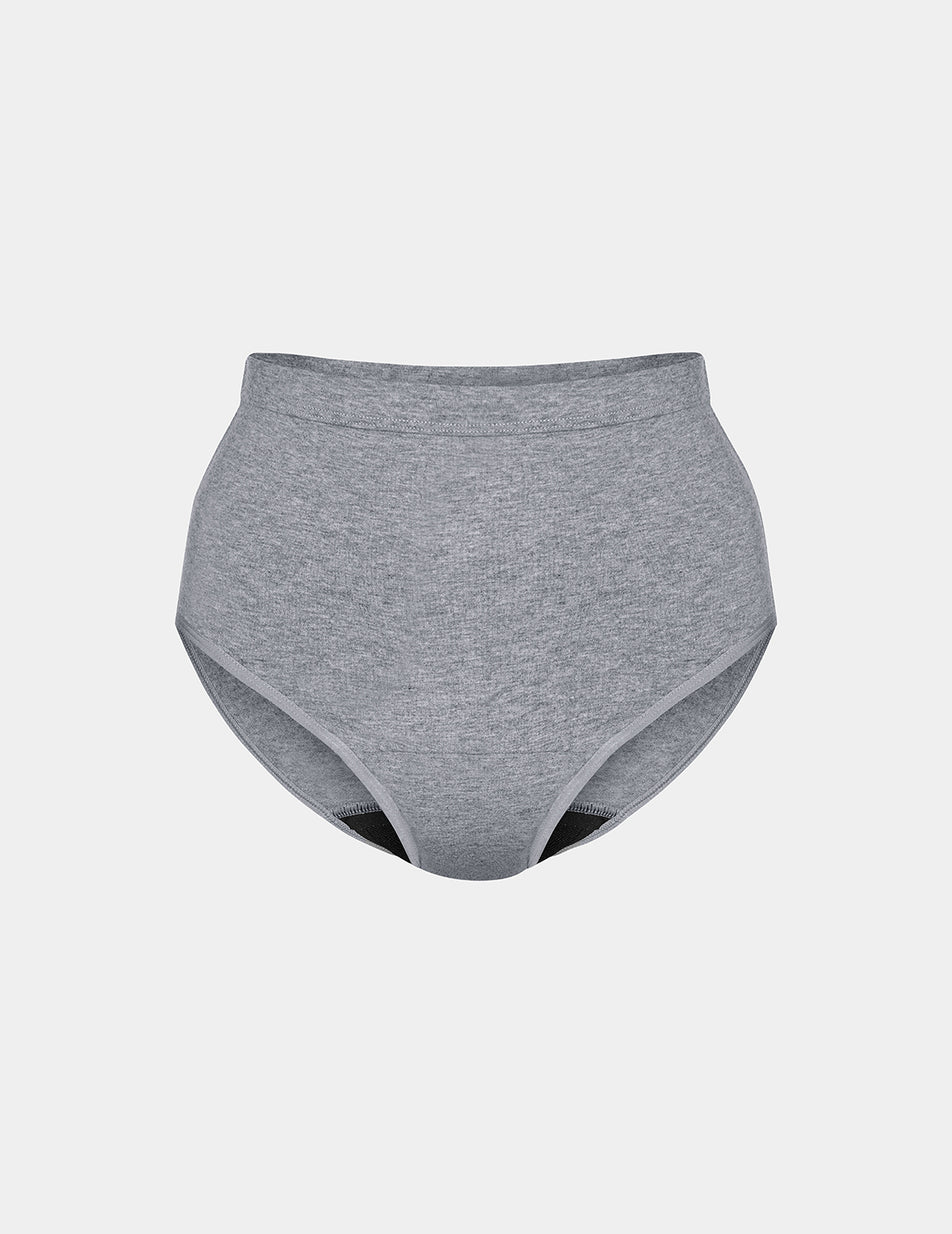 Knix Leakproof Cotton High Rise Underwear Grey | GKUNQH-860