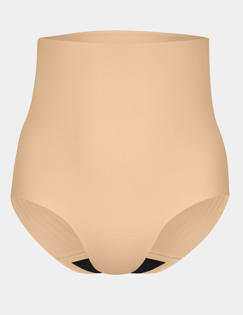 Knix Leakproof High Rise Shaper Brief Underwear Beige | KACLXY-318