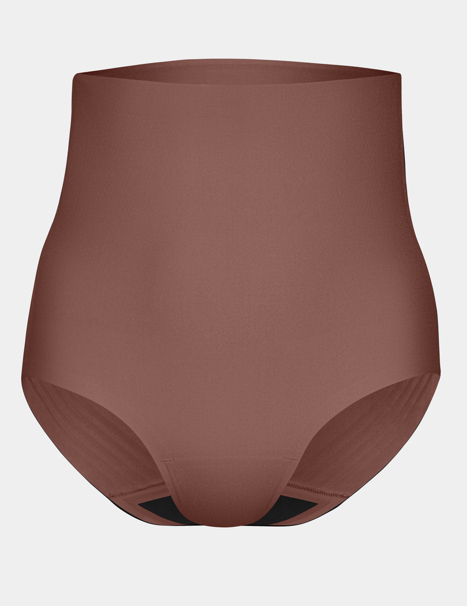 Knix Leakproof High Rise Shaper Brief Underwear Brown | ANJSQV-270