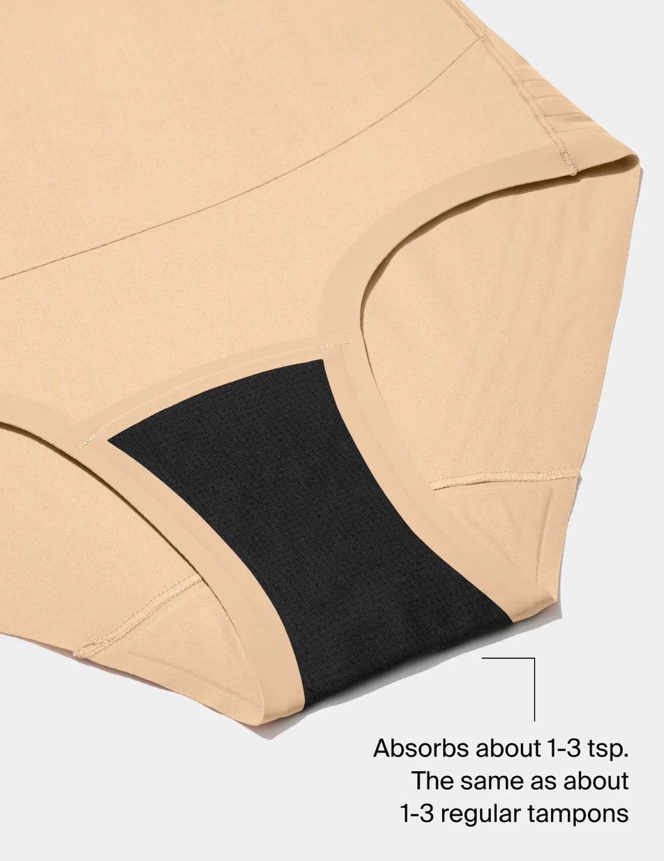 Knix Leakproof High Rise Shaper Brief Underwear Brown | ANJSQV-270