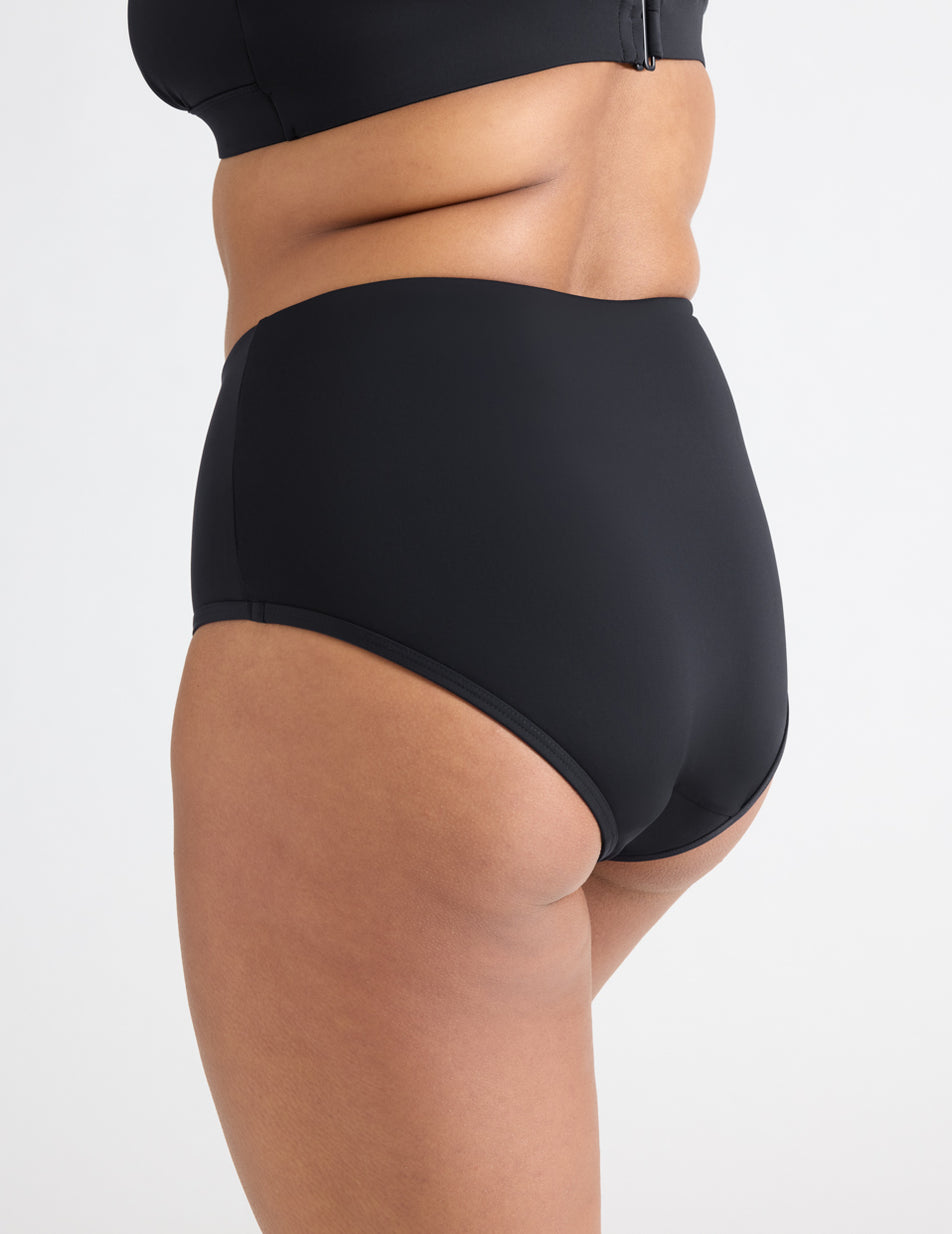 Knix Leakproof High Rise Swim Bottoms Black | PORXZK-521