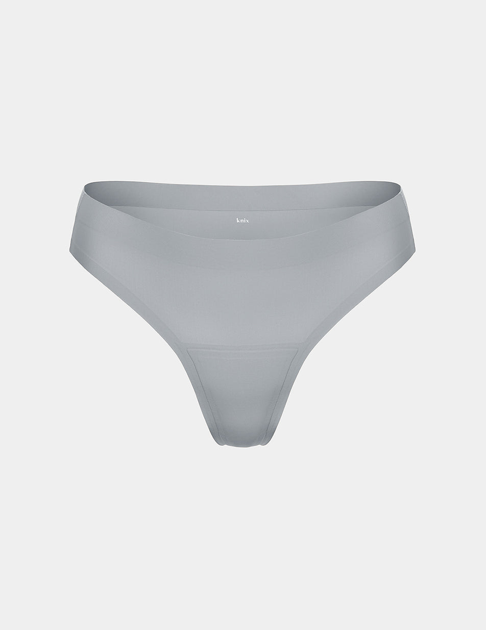 Knix Leakproof No-Show Thong Grey | SUJCTH-967