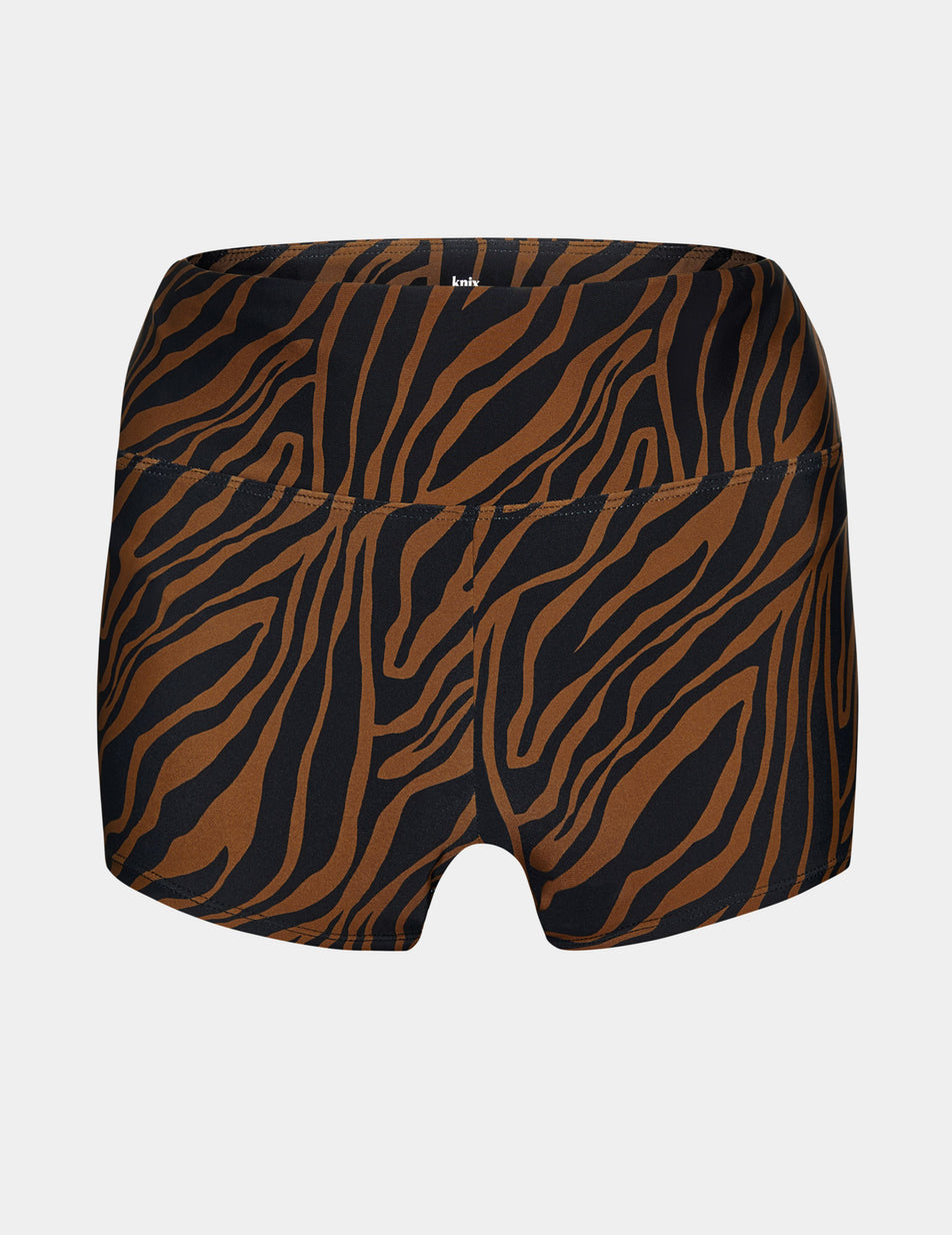 Knix Leakproof Swim Shorts Brown | CFHBZJ-756