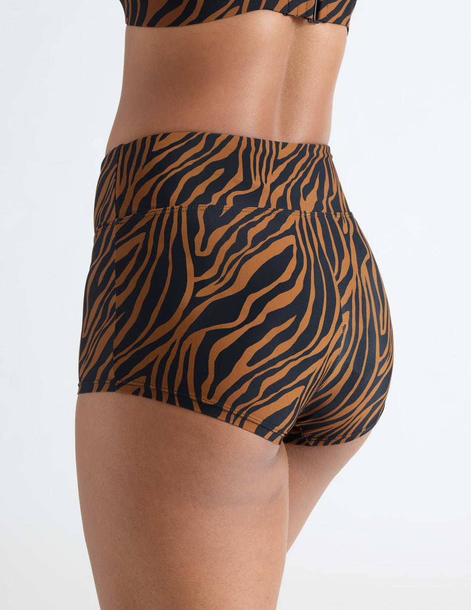 Knix Leakproof Swim Shorts Brown | CFHBZJ-756