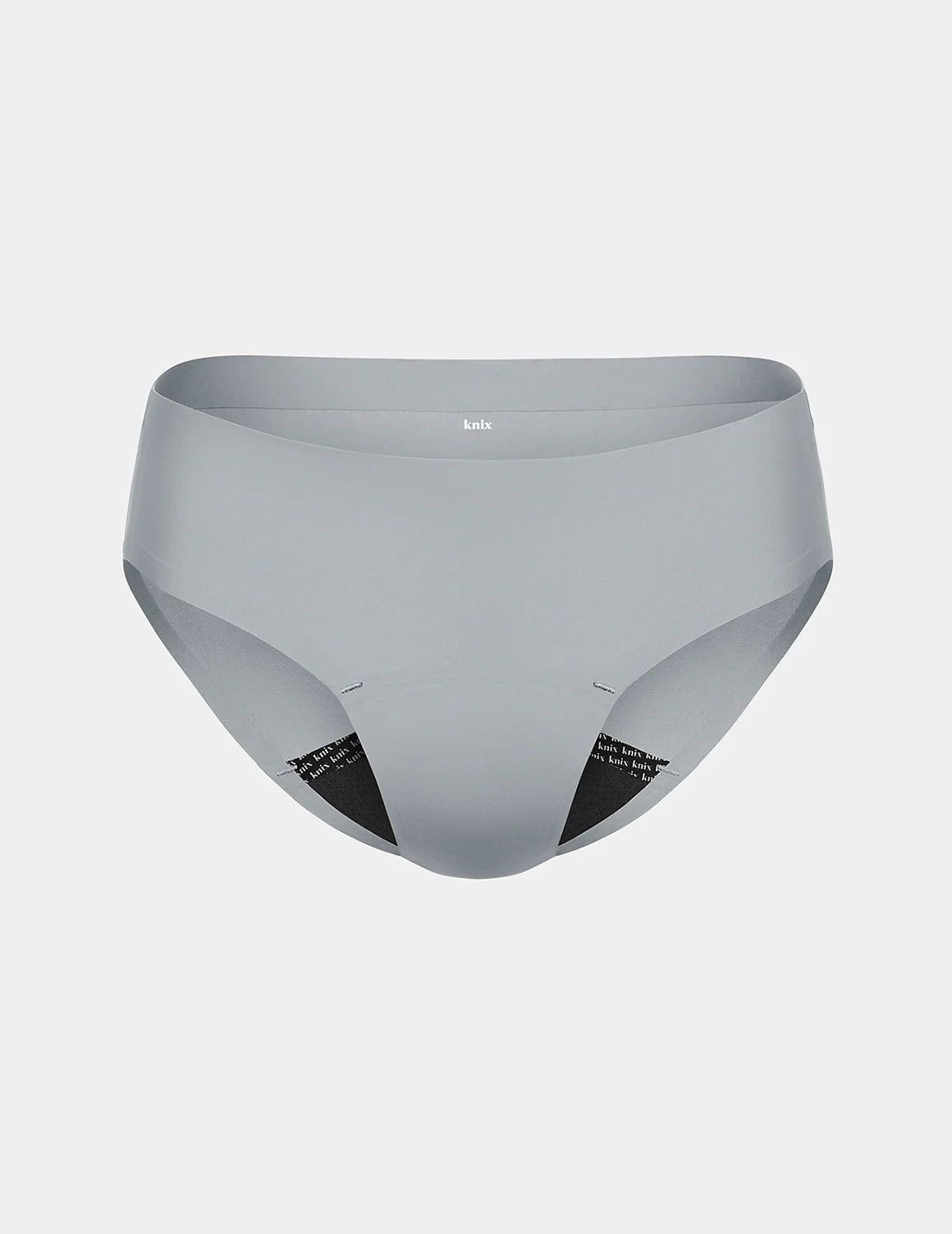 Knix Light Leakproof No-Show Bikini Bottoms Grey | NUJROF-485