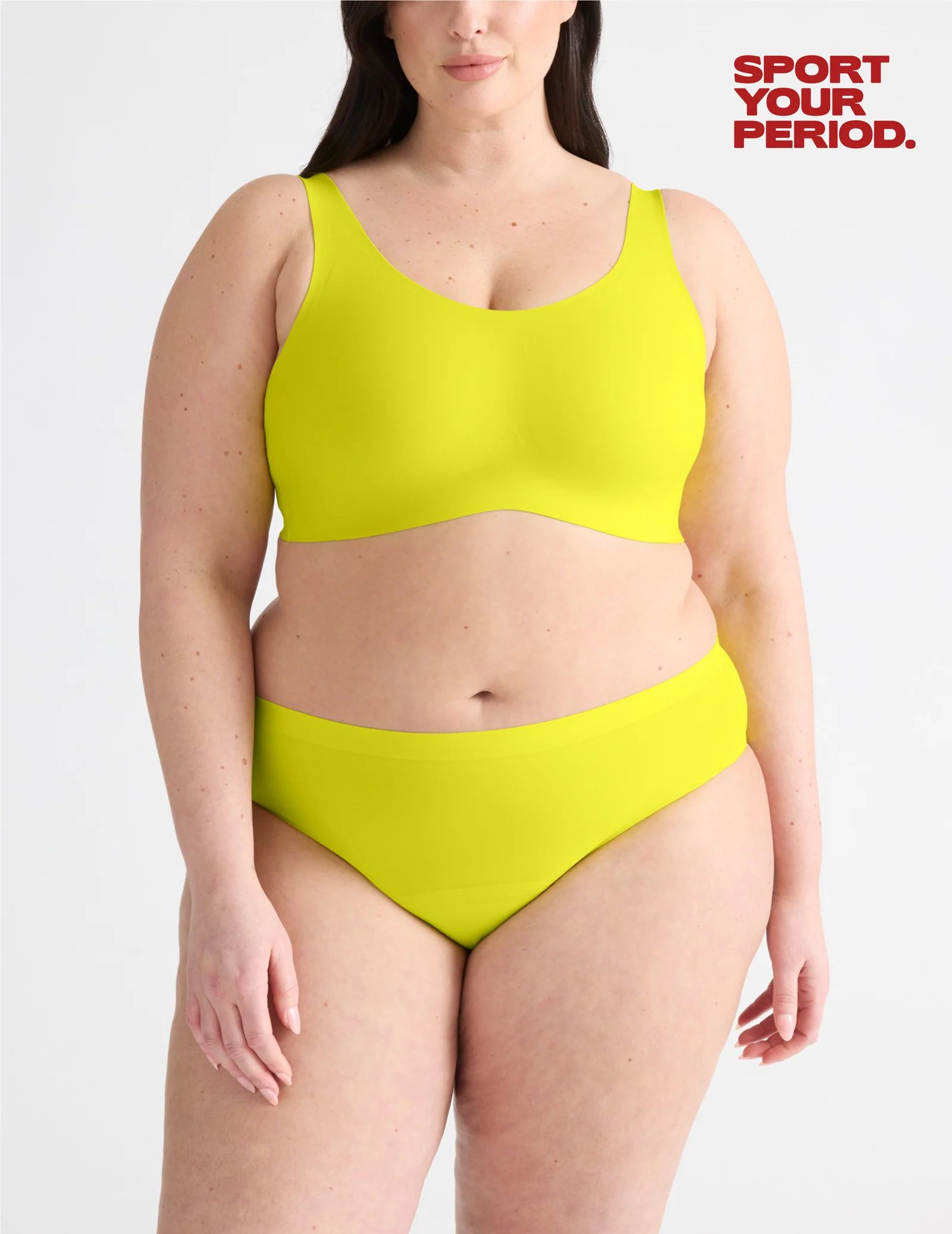 Knix Light Leakproof No-Show Bikini Bottoms Yellow | QJXUDN-871