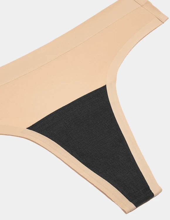 Knix Light Leakproof No-Show Thong Beige | WTOHLB-546