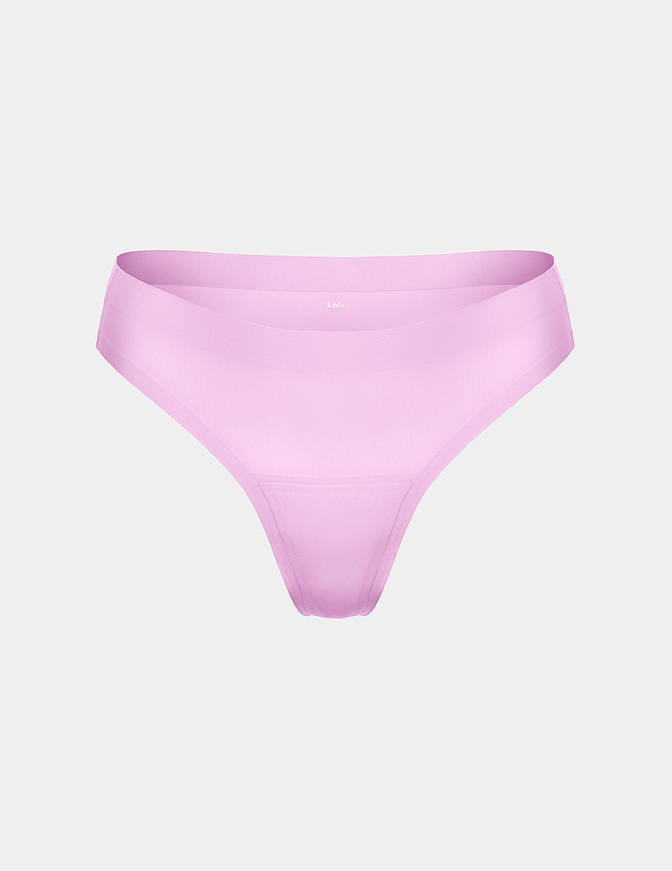 Knix Light Leakproof No-Show Thong Pink | LVWTUY-471