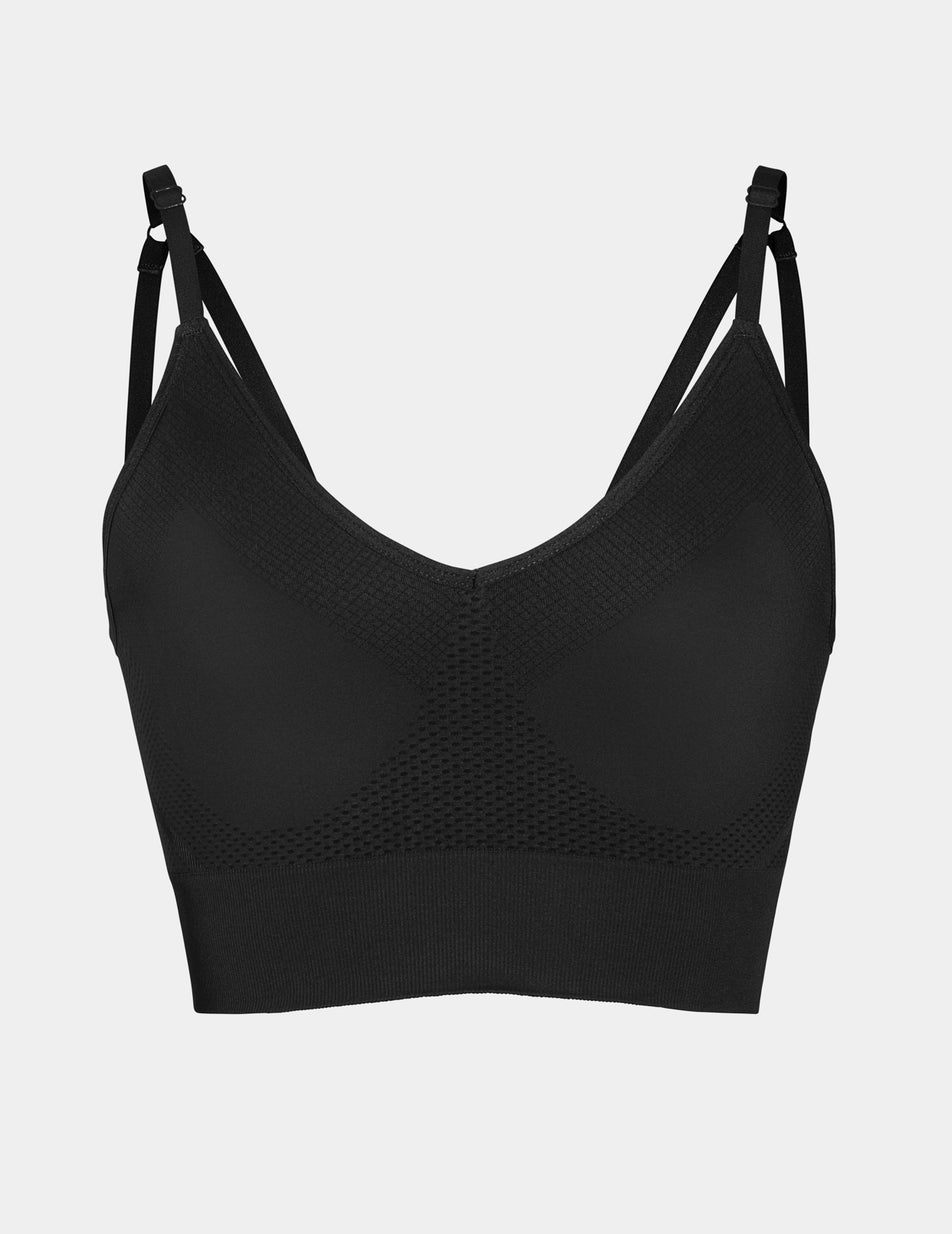 Knix Longevity Bras Black | QFSRDA-248