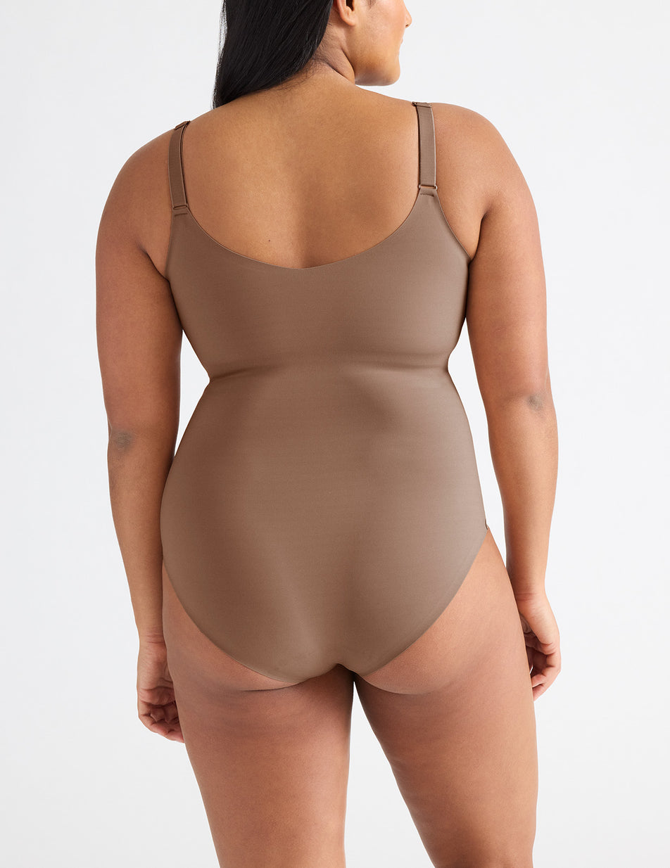 Knix LuxeLift Bodysuit Chocolate | WAXZGQ-714