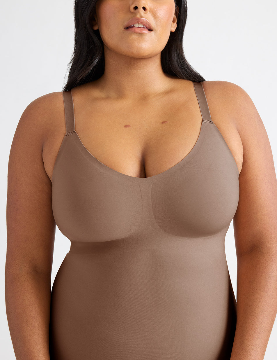 Knix LuxeLift Bodysuit Chocolate | WAXZGQ-714