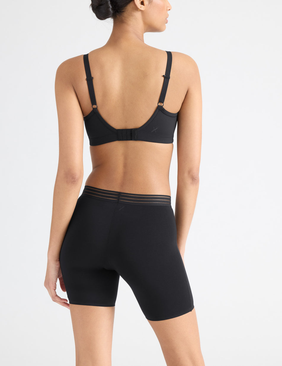 Knix Luxe Modal Thigh Saver® 6 Shorts Black | YOPKUS-460