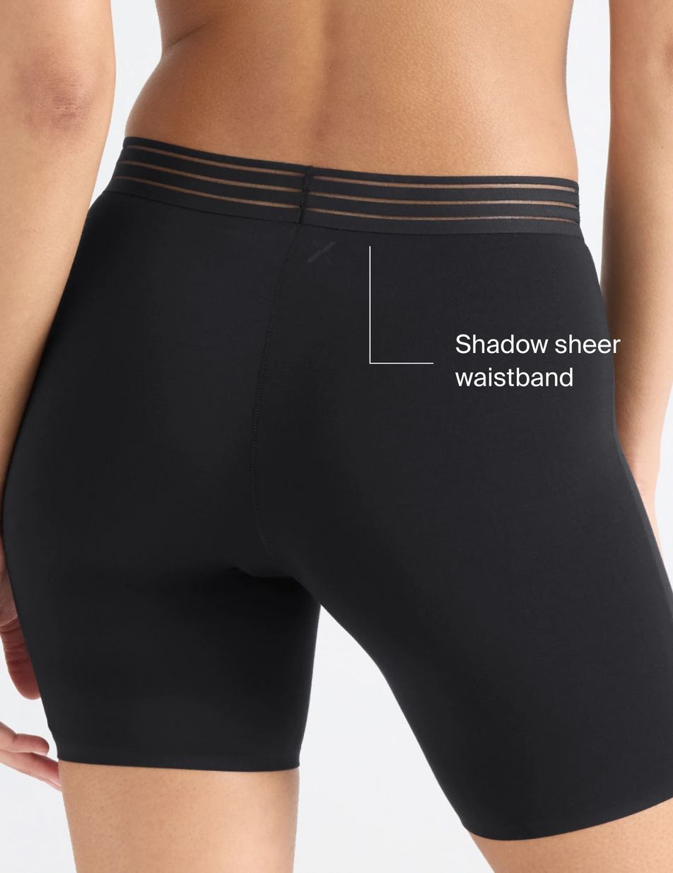 Knix Luxe Modal Thigh Saver® 6 Shorts Black | YOPKUS-460